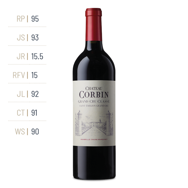 Chateau Corbin - Chateau Corbin - Aop Saint Emilion Grand Cru - 2015