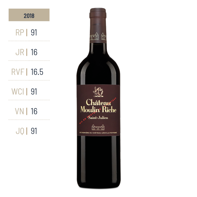 Chateau Moulin  Riche - Chateau Moulin  Riche - Rouge - 2018 - Aop Saints Julien